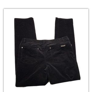 Michael Kors Women’s Corduroy Pants, black, Size 12